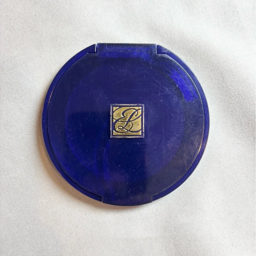 Vintage Estee Lauder‎ Defining Powder Brush And Compact Mirror